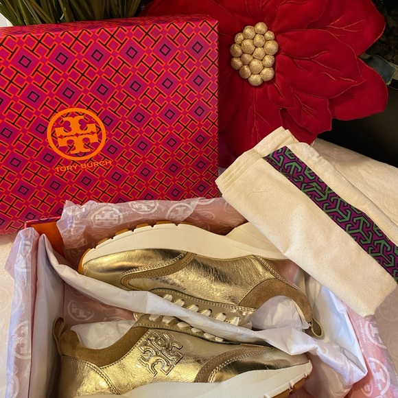 TORY BURCH GOOD LUCK TRAINER SNEAKER - Picture 10 of 11